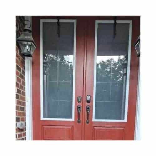 Red Fiber Glass Door Repaired By King Locksmith In Burtonsville Maryland
