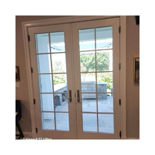 White French Door Repaired By King Locksmith In Burtonsville Maryland