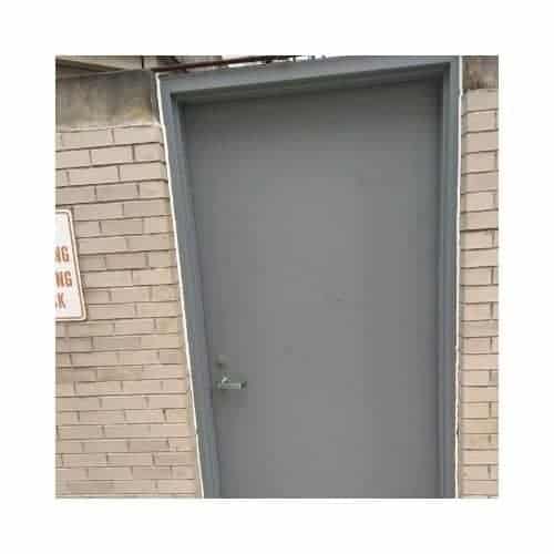 Grey Hollow Metal Door Successfully Repaired By King Locksmith Services In Burtonsville Maryland
