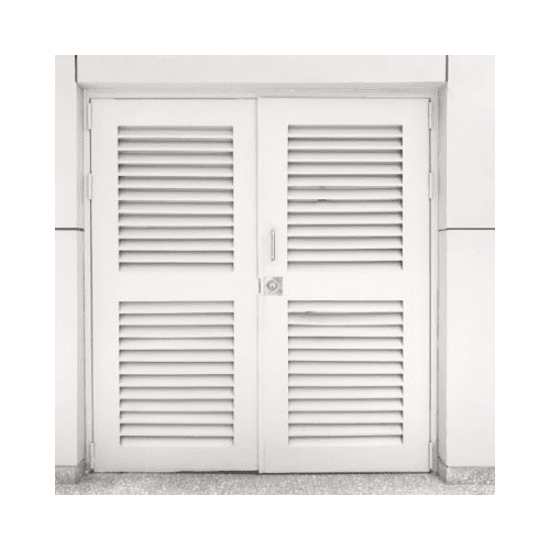 Sample Of White Louver Door In Bethesda Maryland Repaired By King Locksmith And Doors Inc