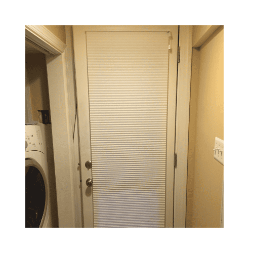 White Louver Door, Was Repaired By King Locksmith In Hyattsville Maryland