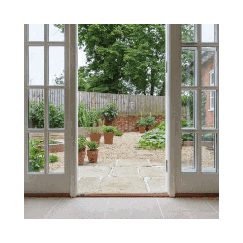 White Elegant Patio Door By King Locksmith In Hyattsville Md