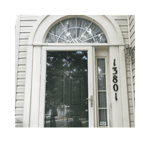 White Residential Fiber Glass Door Repair In Hyattsville Md Maryland