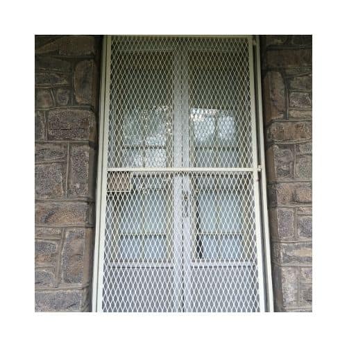 A Residential Door With A Screen Recently Repaired By King Locksmith In Burtonsville Maryland