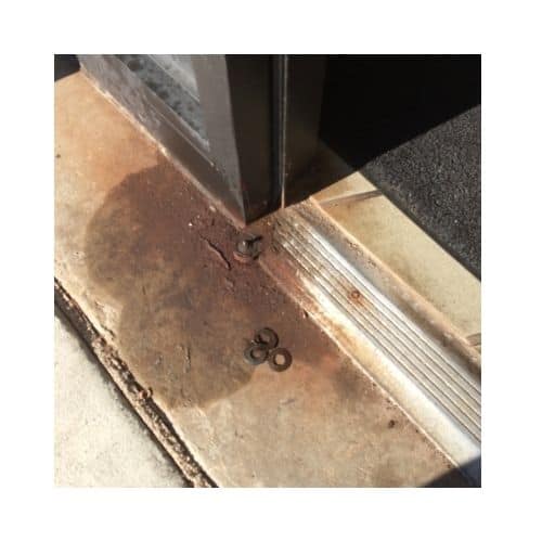 Rusted Sliding Door For Repair In Burtonsville By King Locksmith And Doors Inc