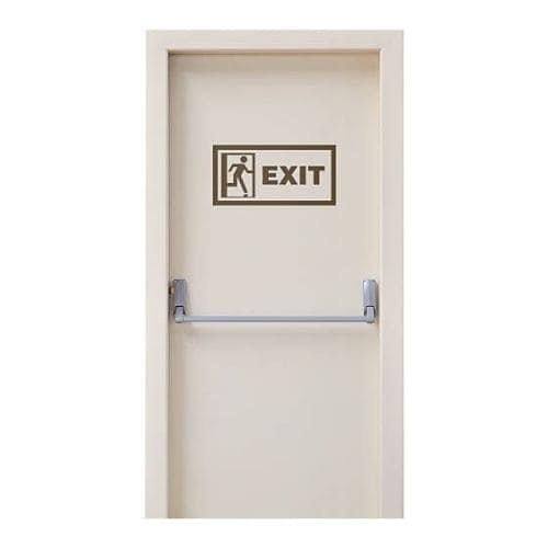 White Emergency Exit Door Compliance In Burtonsville Maryland
