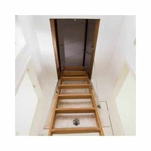 Brown Attic Door For Repair By King Locksmith In Catonsville Md