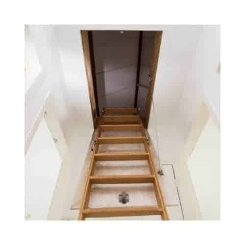 Brown Attic Door For Repair By King Locksmith In Damascus  Md