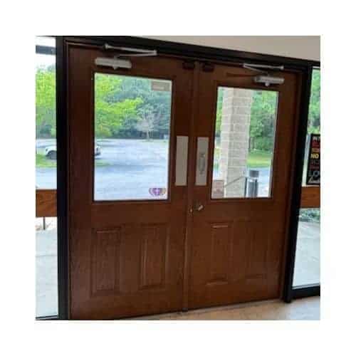 Brown Door Alignment In Catonsville Maryland By King Locksmith And Doors Inc