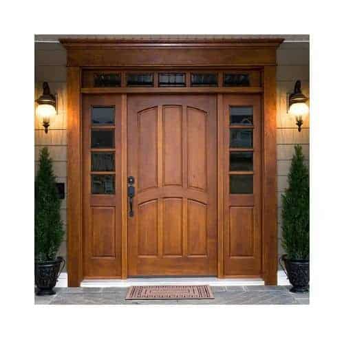 Brown Impact Door Needs Repair In Catonsville Maryland By King Locksmith