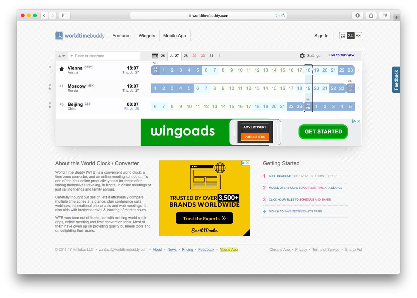 World Time Buddy - Best Time Zone Converter