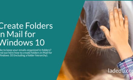 How to Create Folders in Windows Mail