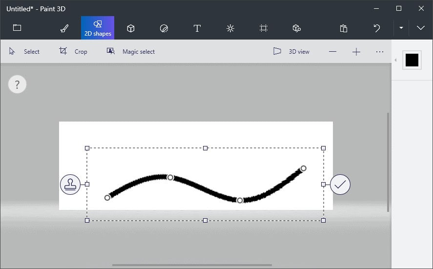 Use the 3-, 4- or 5-point curve to set up the curve along which you want to orient the text
