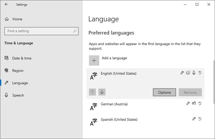 Add the US International Keyboard Layout in Windows 10/11 - La De Du