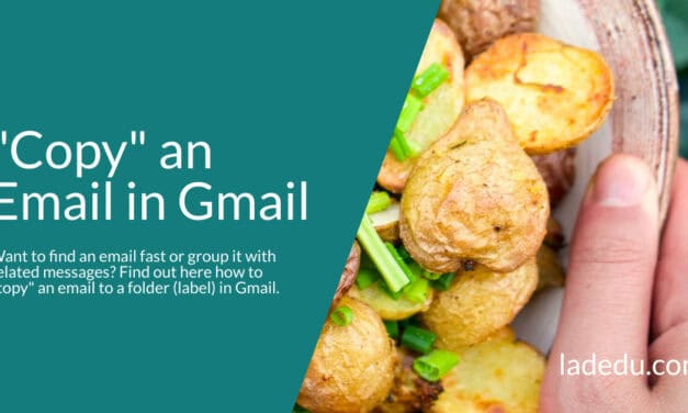 How to Copy an Email in Gmail