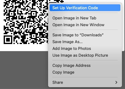 Set up Safari as a 2FA authenticator app