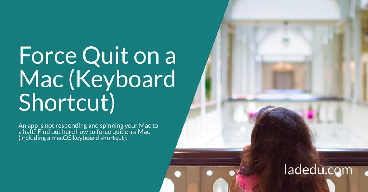 How to Force Quit Apps on a Mac (Kbd. Shortcut)