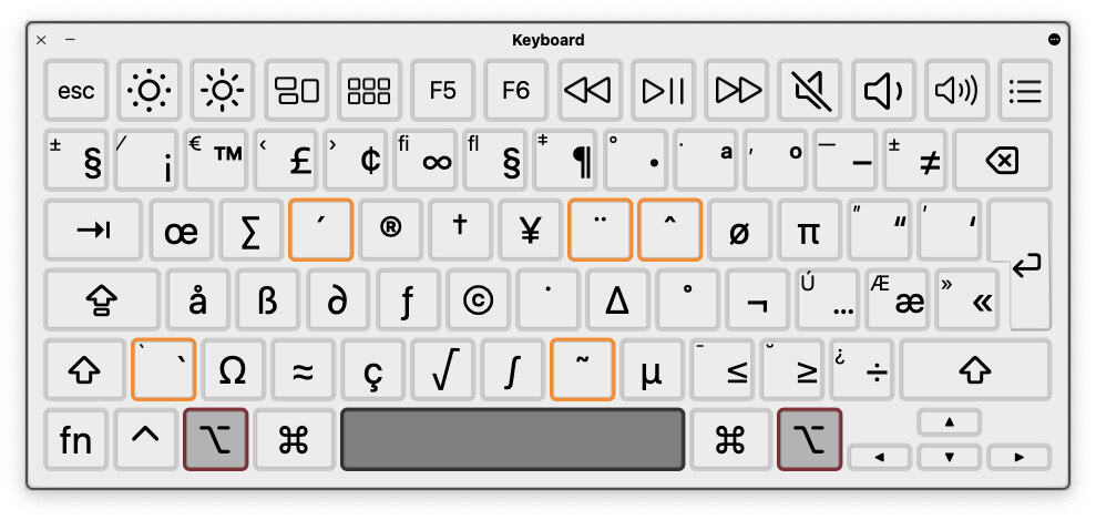 Type a non-breaking space using a Mac keyboard