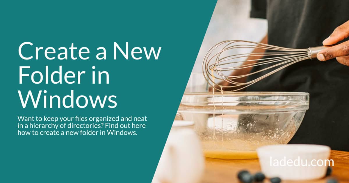 How to Create a New Folder in Windows (Incl. “mkdir”)