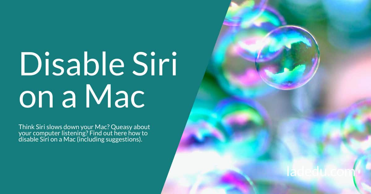 How to Disable Siri on a Mac (Stop It from Listening)
