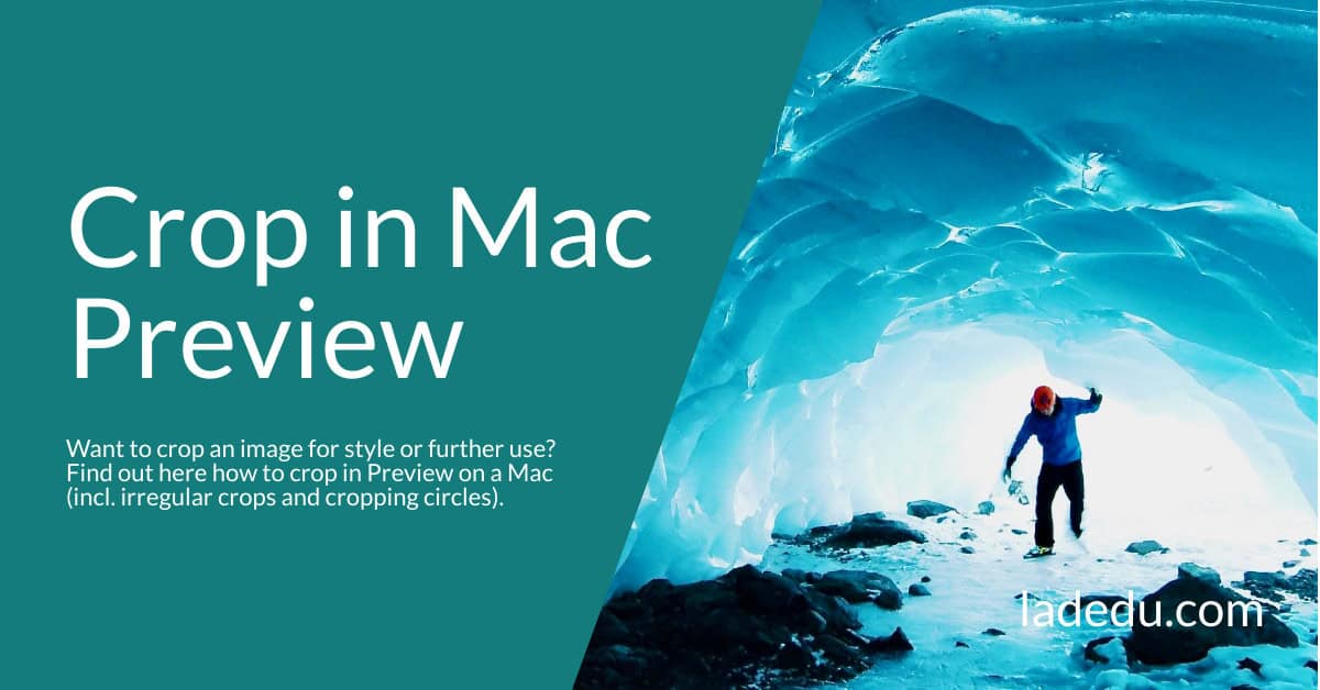 Crop in Mac Preview