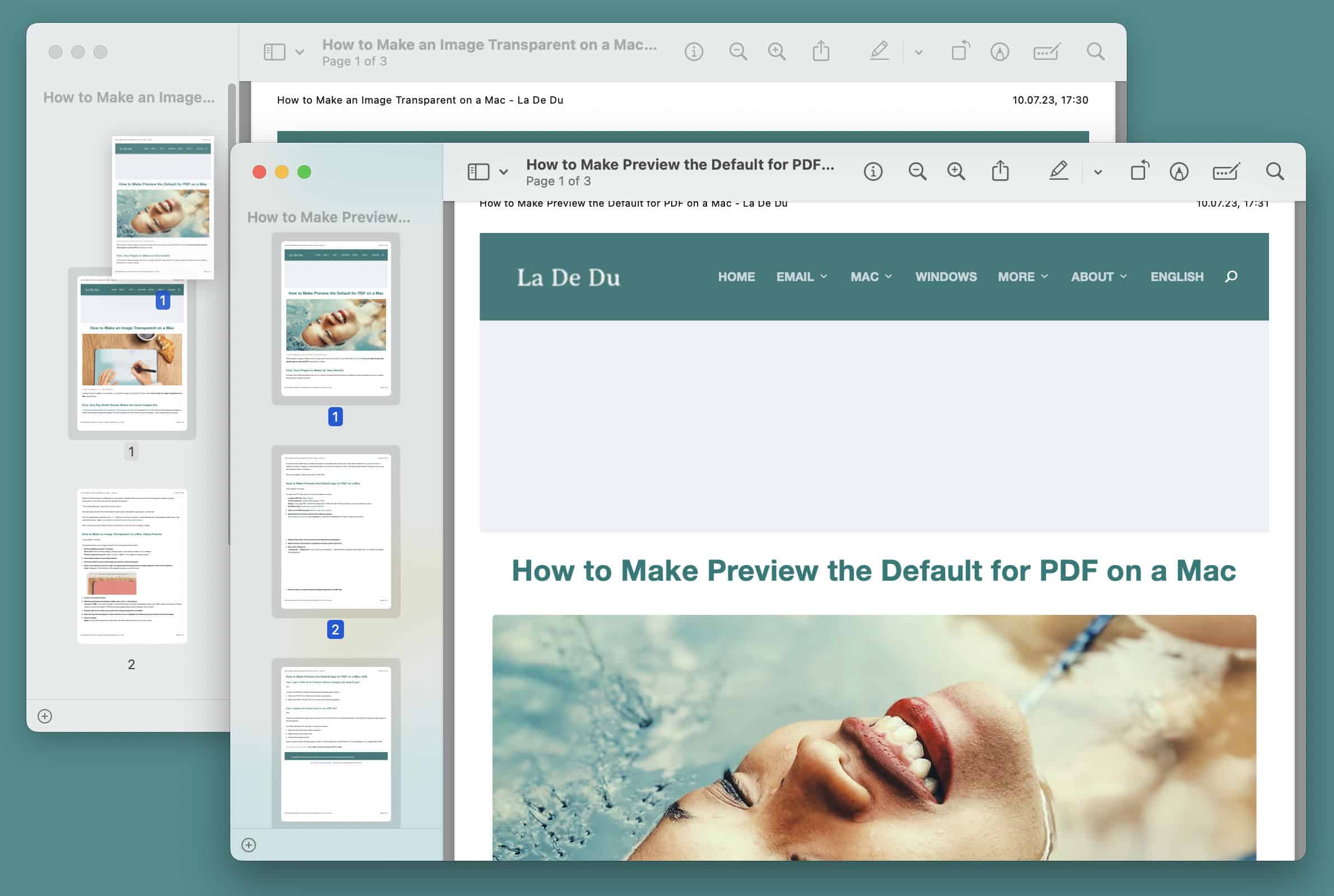 Combine PDF files for free using Preview on a Mac
