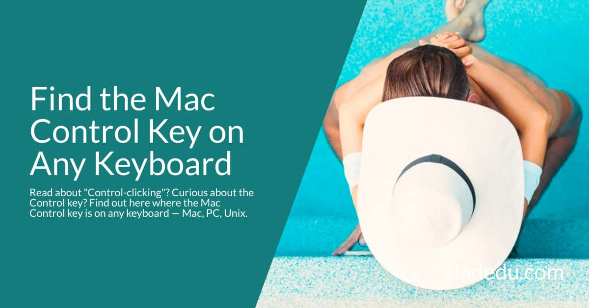 Where to Find the Mac Control (Ctrl) Key on a Keyboard