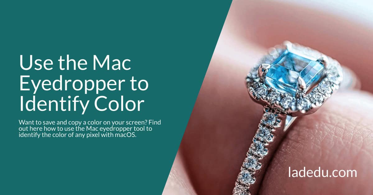 How to Pick Screen Colors with the Mac Color Picker