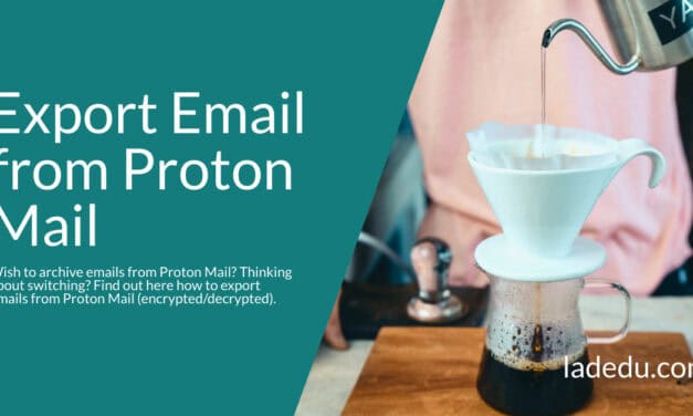 How to Export Email from Proton Mail