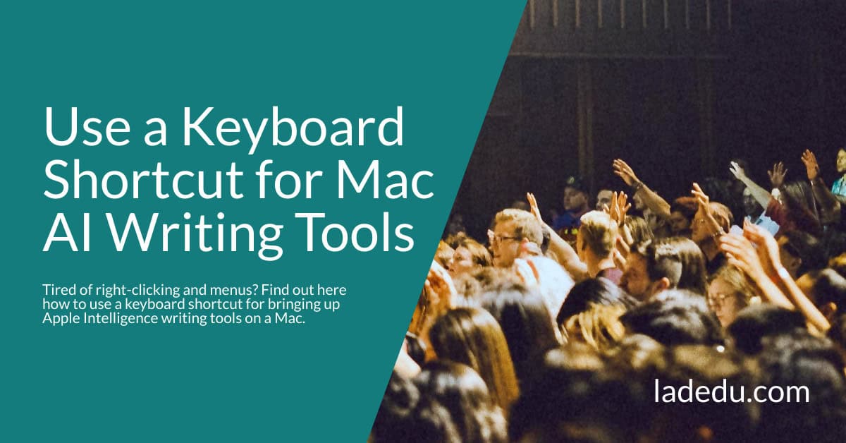 How to Use a Keyboard Shortcut for Mac AI Writing Tools