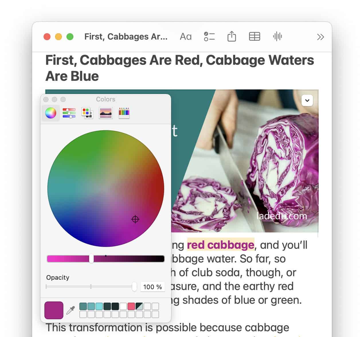How to Change the Text Color in Apple Notes for Mac - La De Du