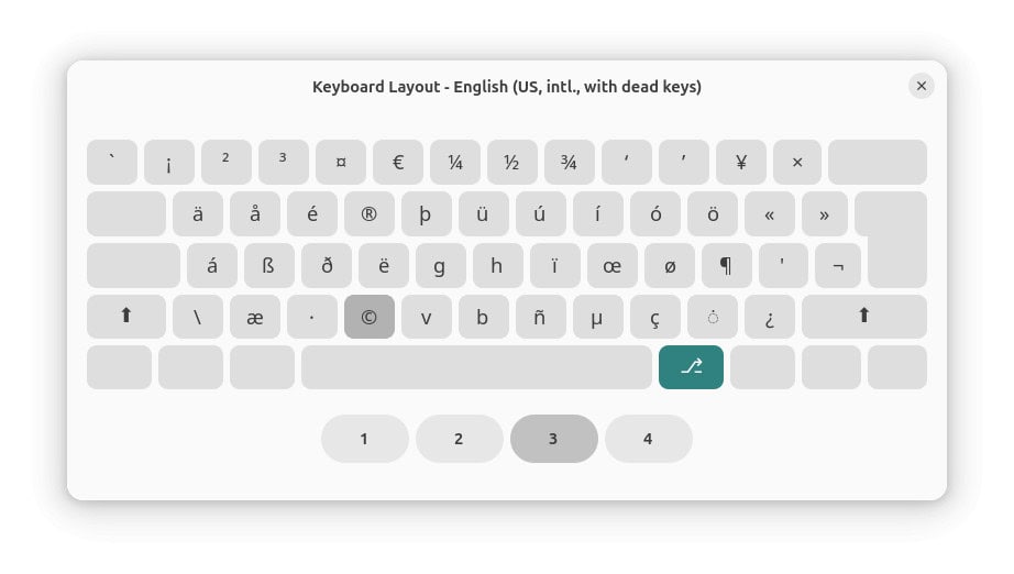 How to Input the Copyright Symbol ( © ) on Linux - La De Du