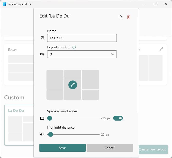 How to Change FancyZones Window Padding - La De Du