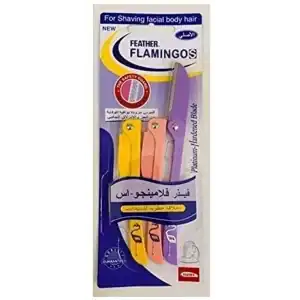 Feather flamingo razor for face body shaving wdj1