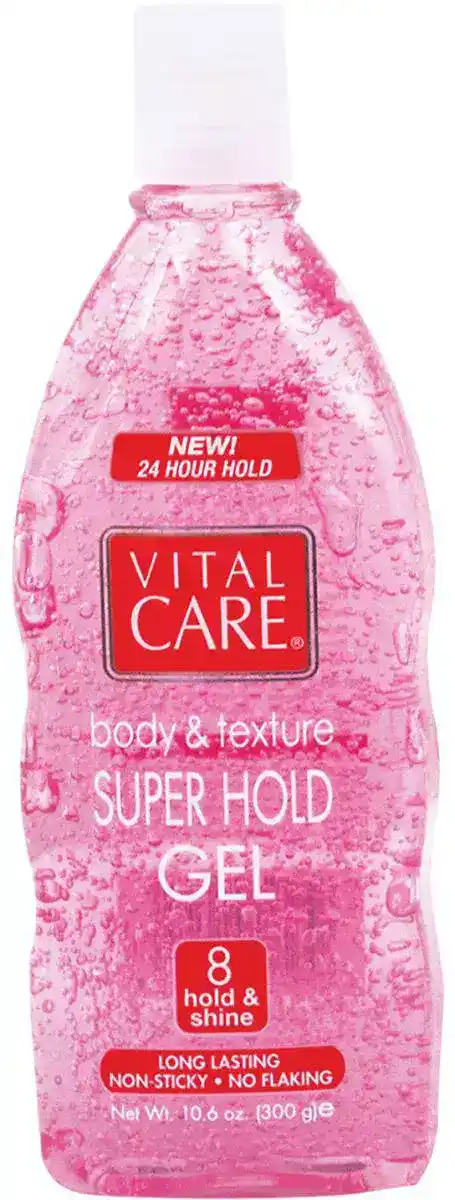 Vital-Care-Body-And-Texture-Super-Hold-Gel-300-Ml فيتال كير جيل سوبر هولد ٣٠٠ملل احمر - الصورة 1