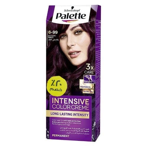 1 (29) Palette صبغة كريم باليت المركزة للشعر، 6-99 بنفسجي مكثف 50 مل - الصورة 1