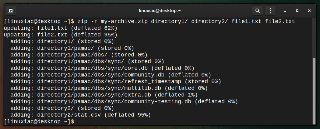 How to Zip Files and Directories on Linux (with Examples)