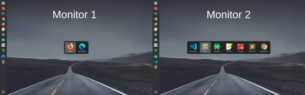 GNOME Shell Alt+Tab Multi Monitor