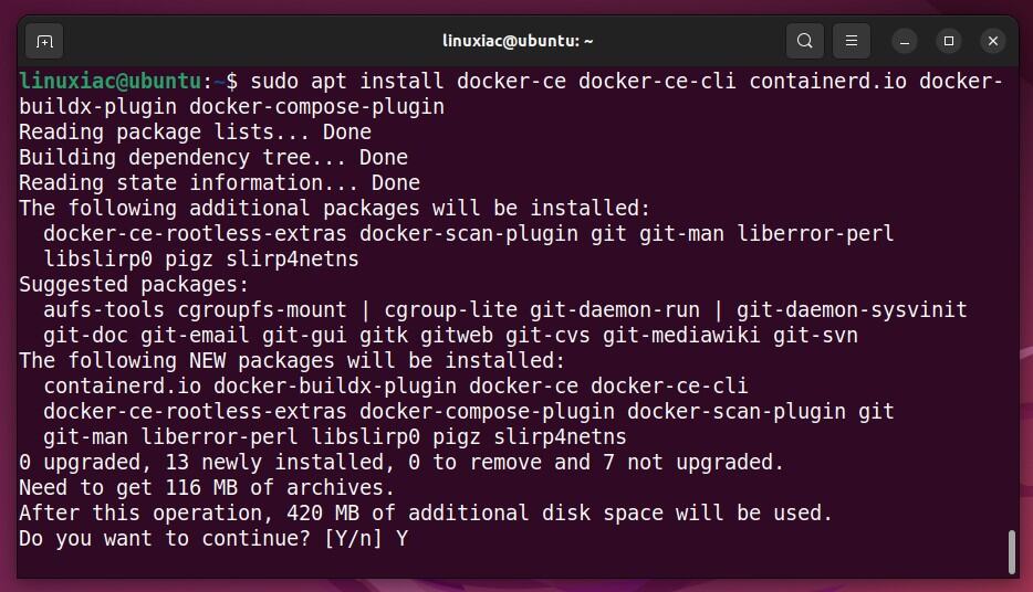 Install Docker on Ubuntu 22.04.