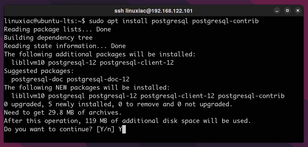 Install PostgreSQL from the Official Ubuntu Repository