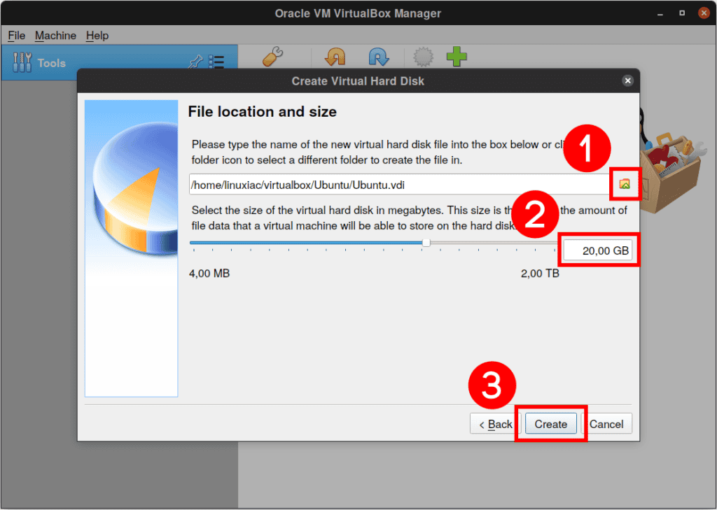 Create Virtual Hard Disk