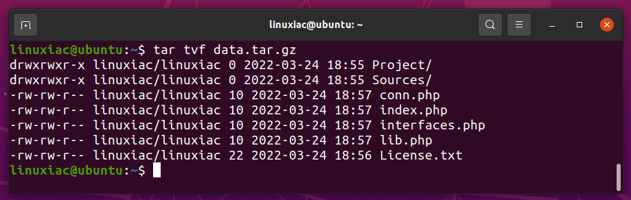 How to Extract tar.gz File in Linux by Using the Command Line