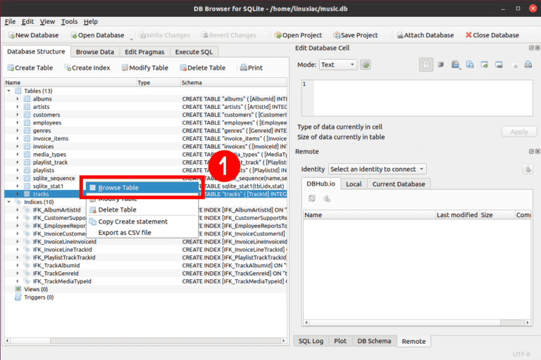 SQLite DB Browser, How to Install and Use it on Linux