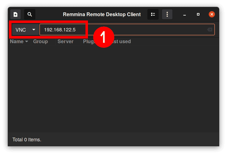 Remmina Remote Desktop Connection