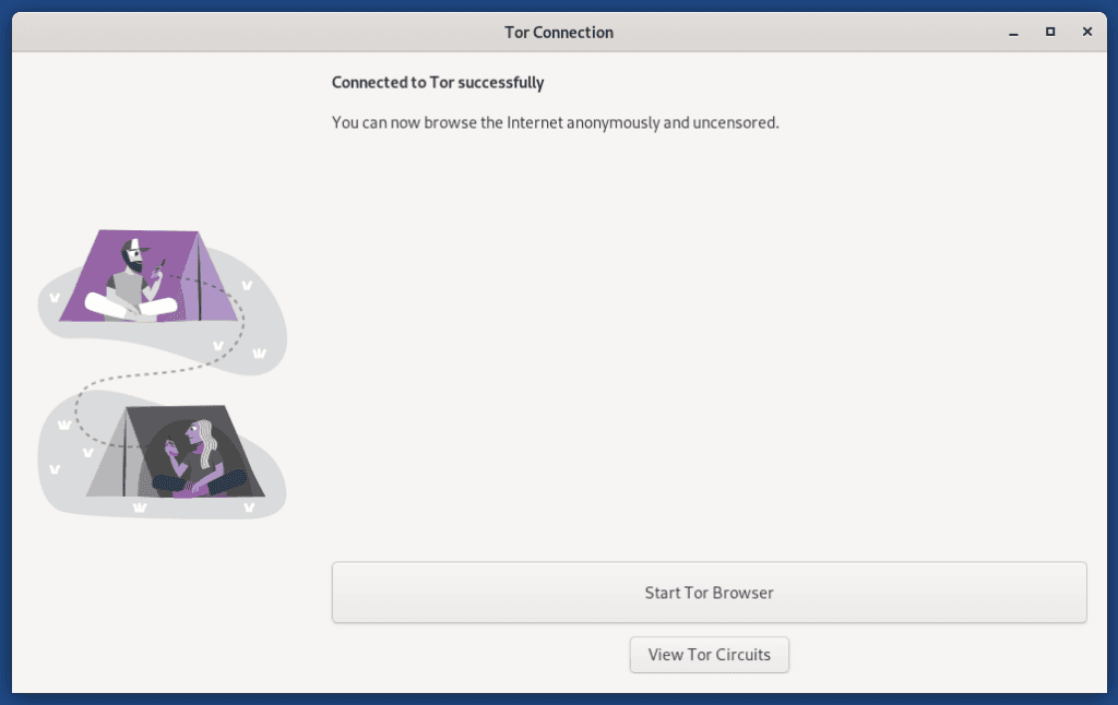 Connected to Tor Successfully