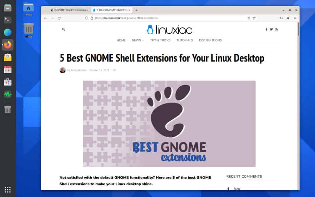 Dash to Dock: Best GNOME Extension