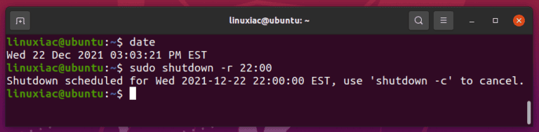 Linux Shutdown Command Explained (with Examples)