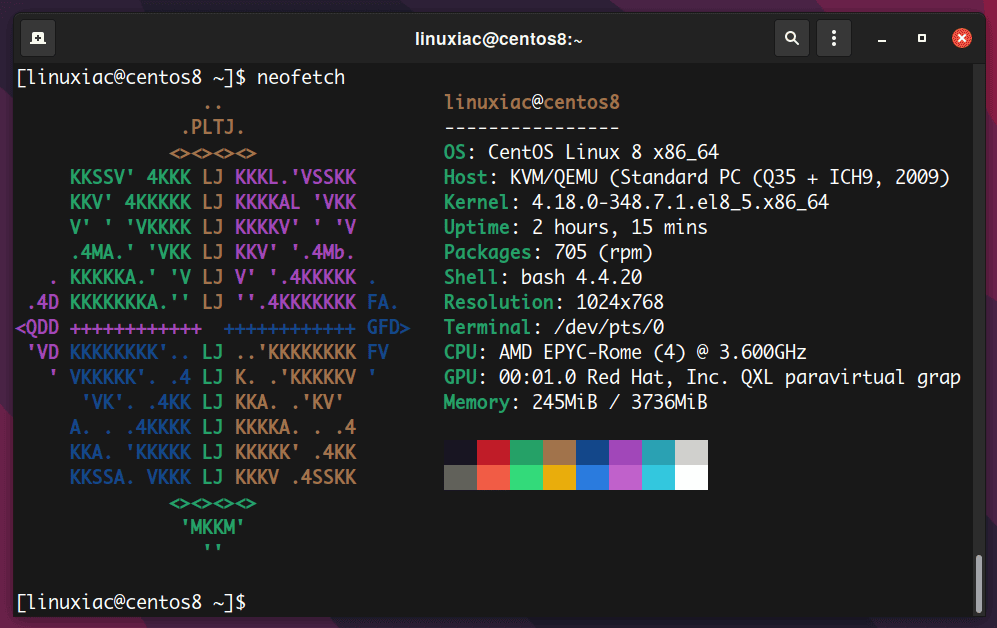 Sysytem Information Before Upgrade