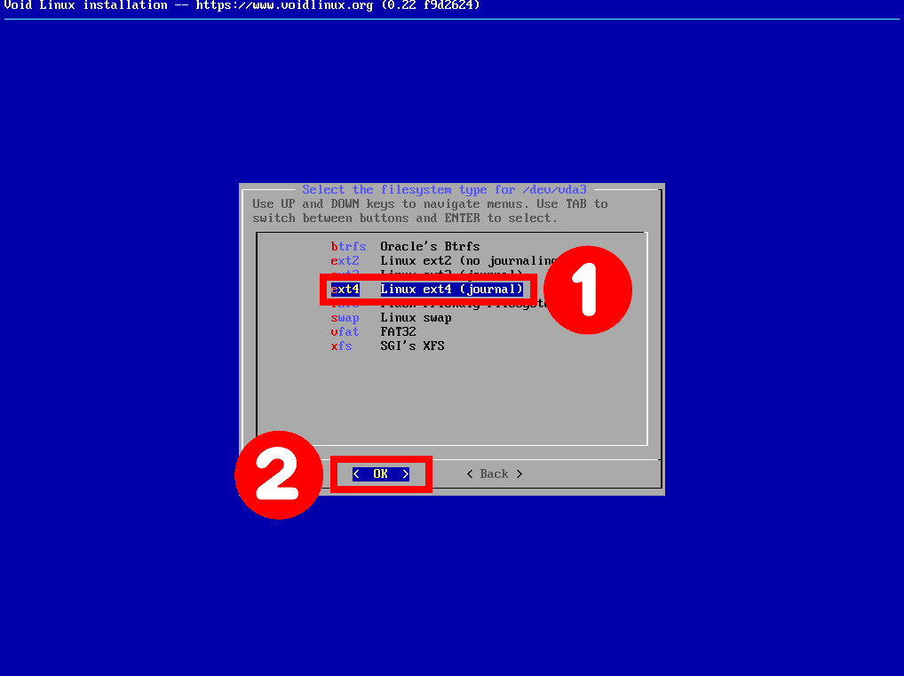 Creating the Filesystems and Mountpoints