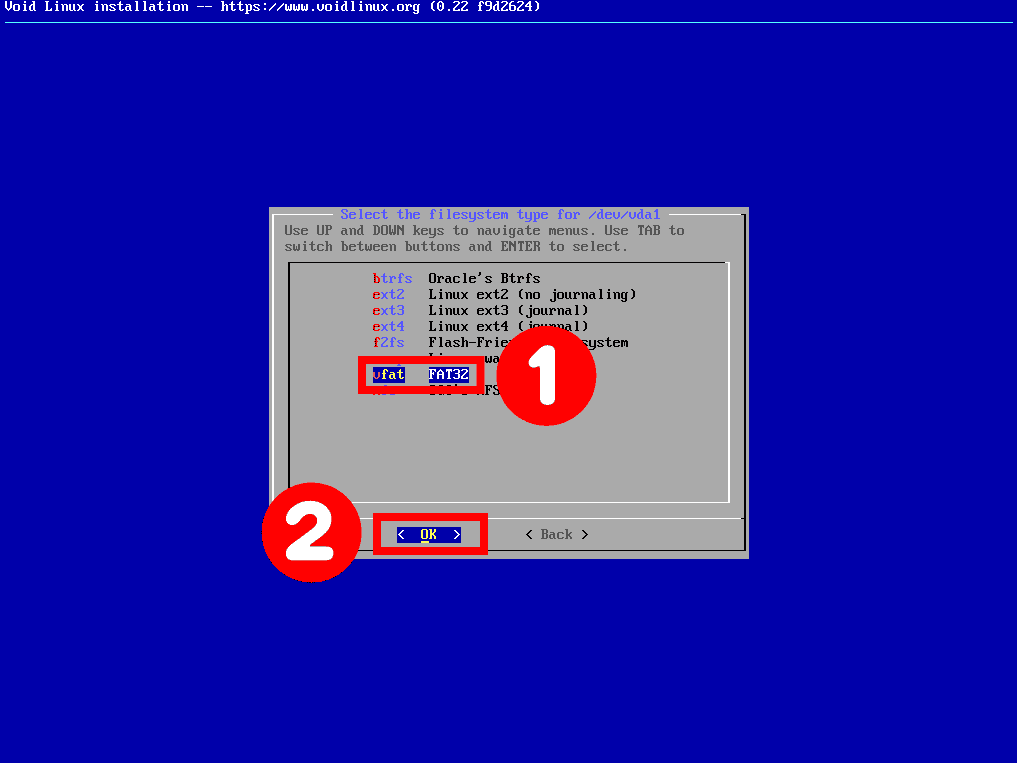 Creating the Filesystems and Mountpoints